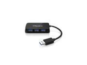 ALURATEK AUH2304F 4 Port USB 3.0 SuperSpeed Hub with Attached Cable