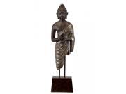 Benzara Bru-877476 Resin Radiant Buddha On Stand