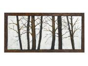 Benzara 92702 Buckingham Blurs Fantastic Wood Oil Painting