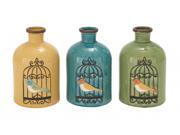 Benzara 38888 The Sweet Ceramic Vase 3 Assorted