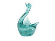 Benzara 99830 Timelessly Artistic Glass Swan