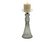 Benzara 99842 Timelessly Beautiful Glass Candle Holder