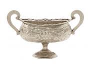 Benzara 53926 Cool Aluminum Embossed Dish