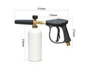 Pro High Pressure Washer Gun Water Jet Adjustable Snow Foam Lance for Car Cleaning Capacity 1L