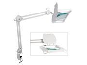 VELLEMAN VTLAMP3WNU LAMP WITH MAGNIFYING GLASS 2 x 9 W WHITE 110 Vac 60 Hz