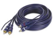 VELLEMAN AVW150 1.5 RCA AUDIO CABLE 2 x RCA MALE TO 2 x RCA MALE EARTHING CABLE GOLD PLATED 4.9ft