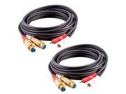 Seismic Audio SA DRCXLF12 2Pack Pair of Premium 12 Foot Dual XLR Female to Dual RCA Male Patch Cables XLRF to 2 RCA Link Cables