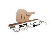 Seismic Audio SADIYG 18 DIY Modern Bass Style Electric Bass Guitar Kit Unfinished Luthier Project Guitar Kit