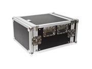 Seismic Audio 6 Space Rack Flight Case Fits Standard 19 inch Gear Pro Audio