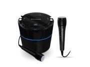Electrohome EAKAR300 Karaoke CD G Player Speaker System with MP3 and 2 Microphones for Duets