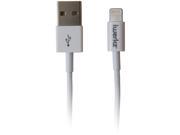 iwerkz 44620 Apple MFi Certified 4ft Lightning Charge and Sync Cable White