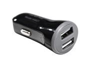 iwerkz 44631 2.1 Amp Dual Port USB Car Charger Black