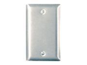 P S SS13 Stainless Steel 1 Gang Standard Size Blank Wall Plate