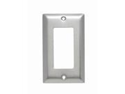 P S SS26 Stainless Steel 1 Gang Standard Size Decorator Wall Plate