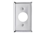 P S SS7 Stainless Steel 1 Gang Standard Size Single Recetpacle Wall Plate