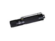 PowerTac E3G3 BK E3 Gen III 140 Lumen LED Keychain Flashlight Black