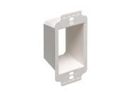 Arlington Single Gang Box Extender with Larger Flange Up to 1 1 2 BE1X Mounting Screws NOT Included