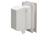 Arlington F8091V Vertical One piece Outlet Box for Siding White