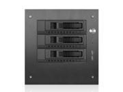 iStarUSA S 35 3M1BK Black Tower Compact Stylish 3x 3.5 Hotswap mini ITX Tower Black HDD Handle