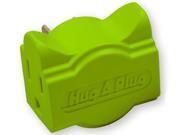 Hug A Plug Inc. DG1.B.6.0 ELBox of 6 Dual Outlet 15a 125v Current Tap Elec Lime