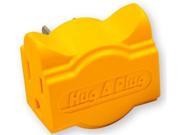 Hug A Plug Inc. DG1.B.6.0 OCBox of 6 Dual Outlet 15a 125v Current Tap Orange Crush