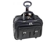 Siamod CERESOLA 46005 Black Checkpoint Friendly 17 in. Detachable Wheeled Laptop Case