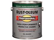 Rustoleum 1 Gallon Gloss Hunter Green High Performance Protective Enamel Low VOC Pack of 2