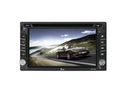 UEI D62TSB 6.2 in. In Dash Double Din TFT LCD Monitor with DVD Player AM FM SD USB