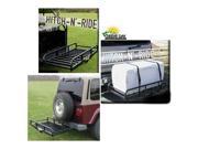 Great Day HNR1000TLB Hitch N Ride XL Truck Hitch Receiver Cargo Carrier 7 in. sides 2 in. Black 41 in. bar