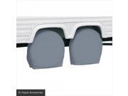 Classic Accessories 82141001 24 26.5 In. RV Windshield Cover Gray Pack 2