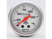 AUTO METER 4323 Ultralite Oil Pressure 0 150 Psi