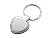 Aeropen International K 107 2 Tone Heart Key Ring with Matted Center