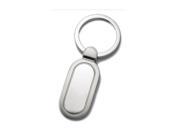 Aeropen International K 128 2 Tone Oblong Silver Key Ring