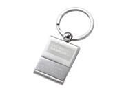 Aeropen International K 150 2 Tone Silver Square Key Ring