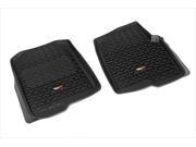 Rugged Ridge 82902.01 Floor Liner Front Pair Black 2004 2008 Ford F150