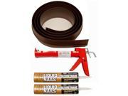 Auto Care Products 52018 Brown 18 ft. Tsunami Door Seal Kit