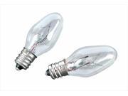 Camco 54705 Replacement Clear Patio Decor Light Bulb Pack Of 2