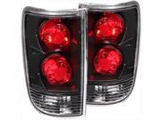 ANZO 211005 Tail Lights Black