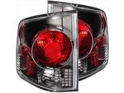 ANZO 211034 Tail Lights 3D Style Black