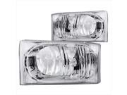 ANZO 111023 Ford Excursion Superduty Headlights Clear