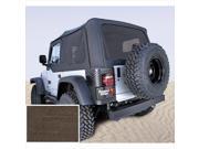 Rugged Ridge 13730.36 XHD Soft Top Khaki Tinted Window 97 06 Jeep Wrangler TJ