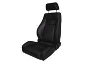 Rugged Ridge 13404.01 Ultra Front Seat Reclinable Black 76 02 Jeep CJ And Wrangler