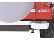 Rugged Ridge 11108.01 Rear Bumperettes Stainless Steel 76 95 Jeep CJ and Wrangler