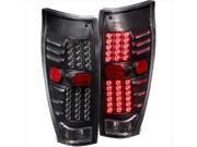 ANZO 311115 Chevy Avalanche 02 06 LED Tail Lights Black