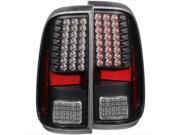 ANZO 311127 Ford F 250 350 450 550 Superduty 08 15 LED Tail Lights Black