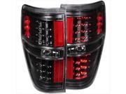 ANZO 311145 Ford F 150 09 14 LED Tail Lights Black