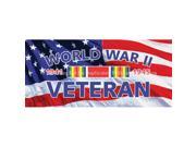 ClearVue Graphics Window Graphic 30x65 World War II Veteran MIL 052 30 65
