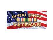 ClearVue Graphics Window Graphic 30x65 Desert Storm Veteran MIL 054 30 65