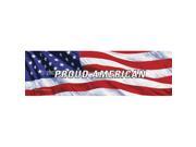 ClearVue Graphics Window Graphic 20x65 US Flag 2 with Proud American PAT 012 20 65