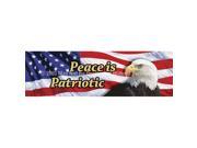 ClearVue Graphics Window Graphic 20x65 US Eagle Flag 2 Peace is Patriotic PAT 023 20 65